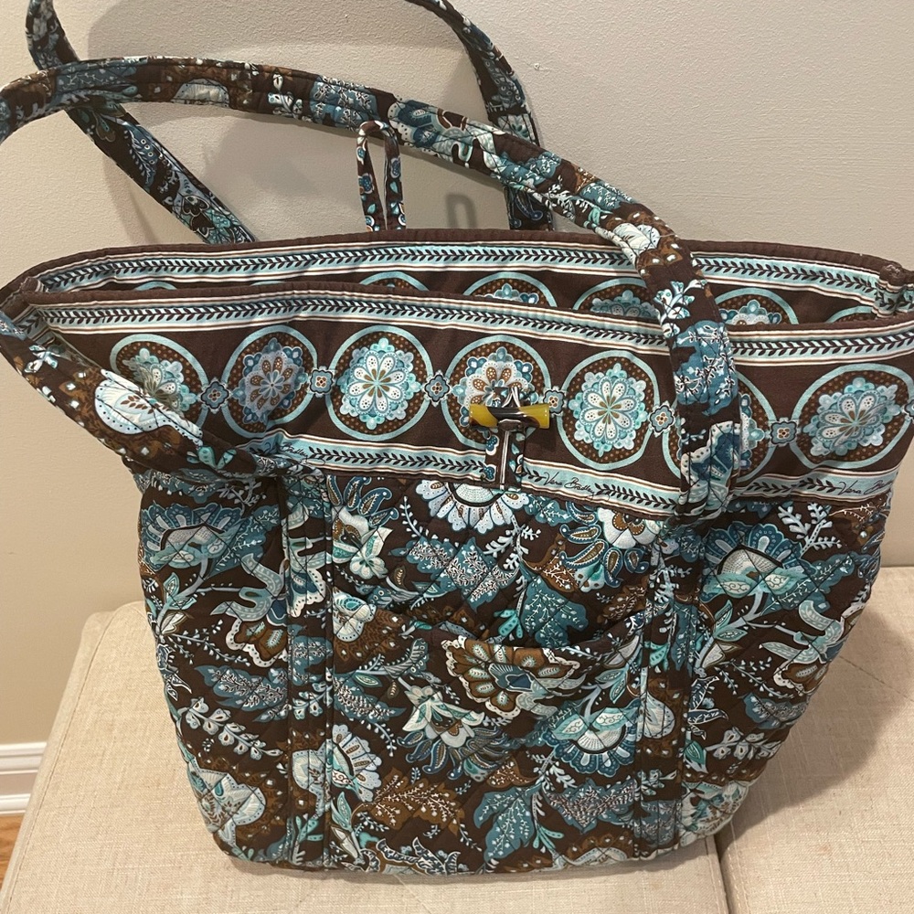 Vera Bradley tote- Java Blue